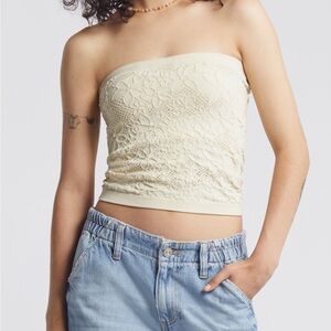 BP floral textured tube top